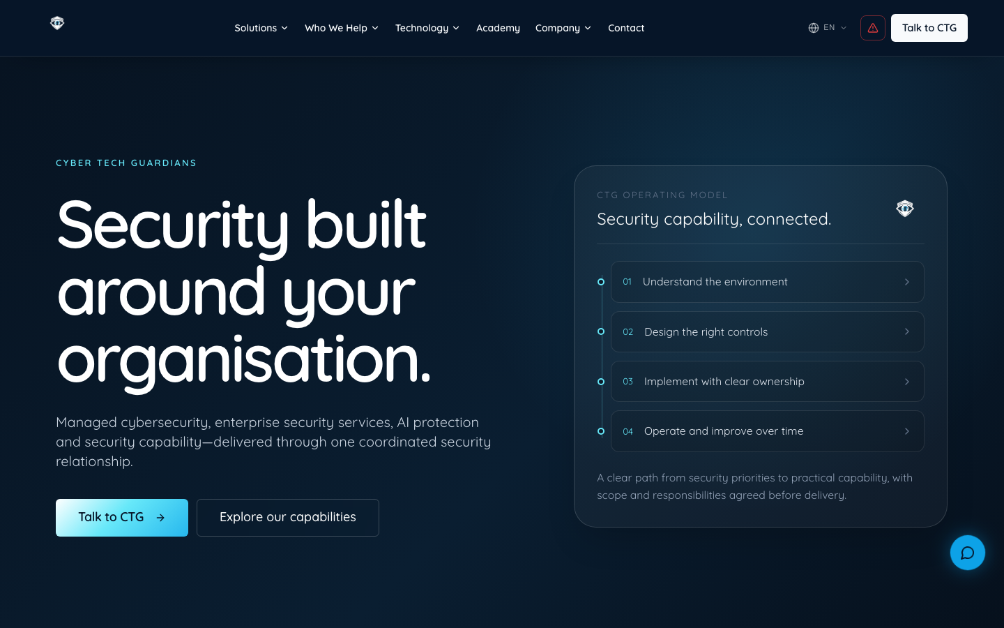 CTG Platform & Client Portal interface