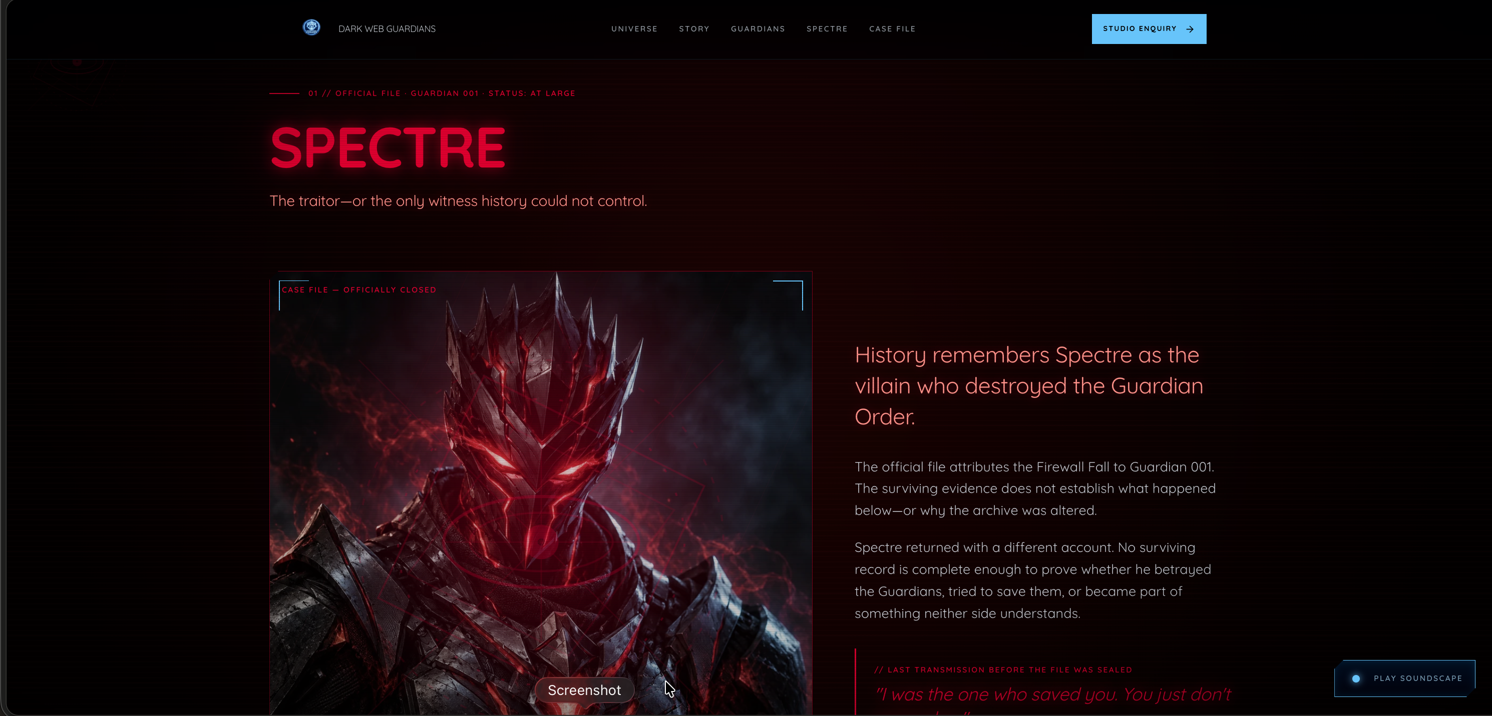Dark Web Guardians project evidence 6