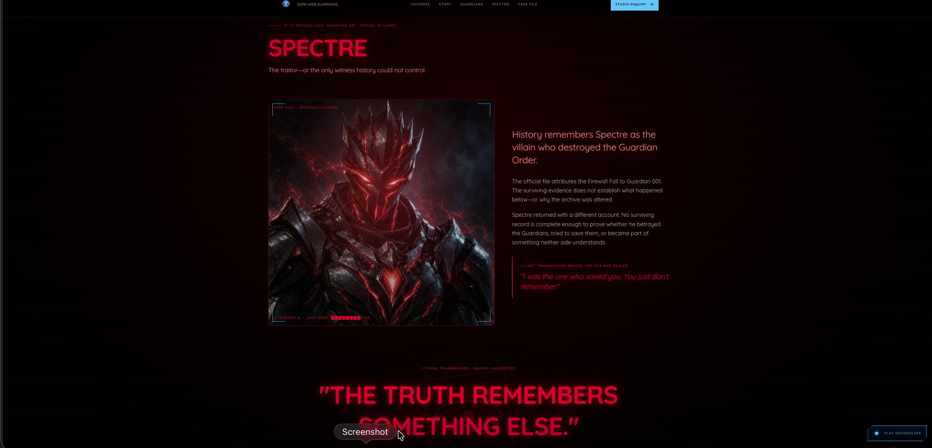 Dark Web Guardians project evidence 5