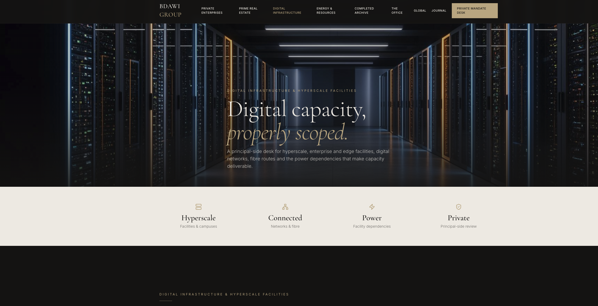 Bdawi Group — Private Office project evidence 3