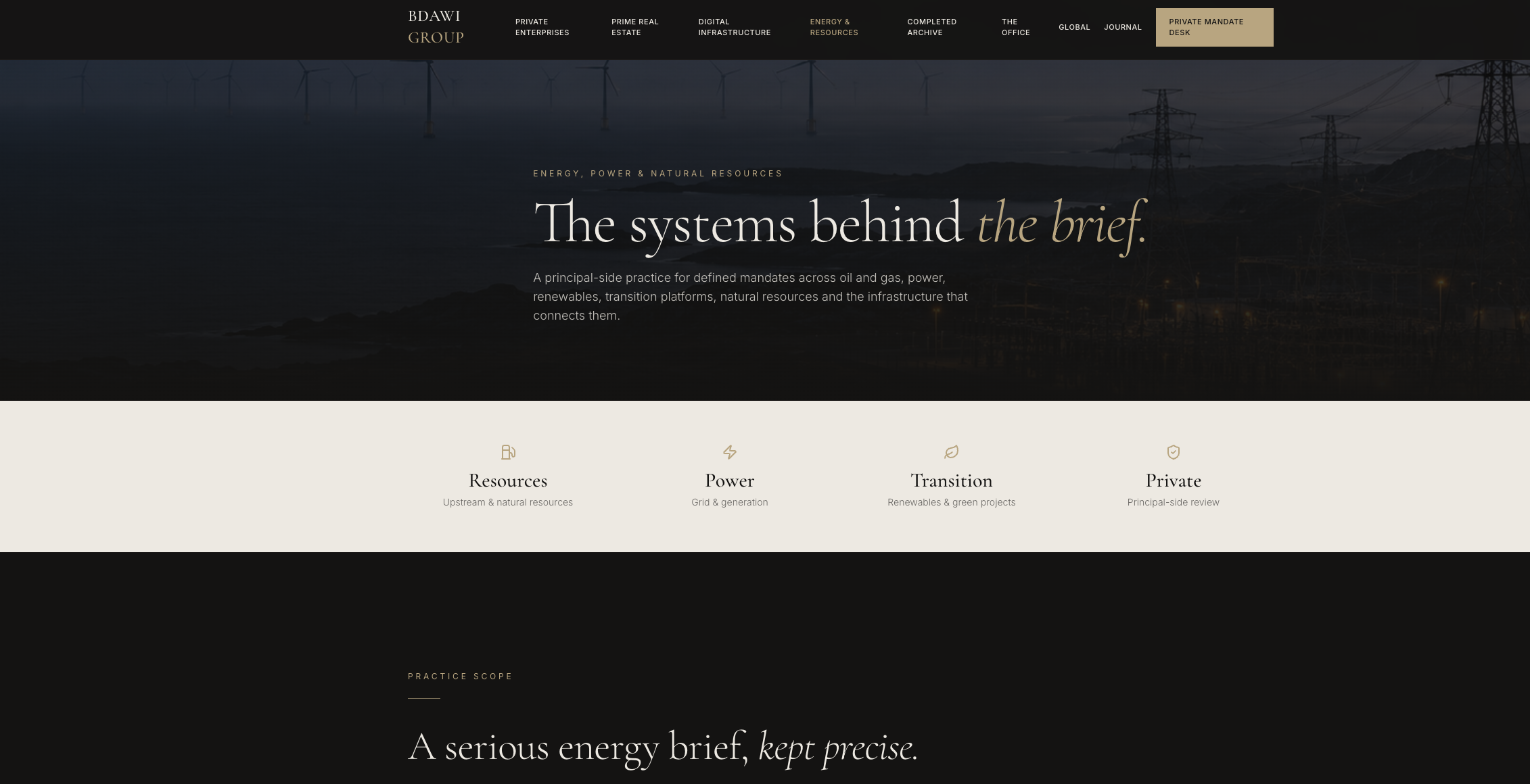 Bdawi Group — Private Office project evidence 5