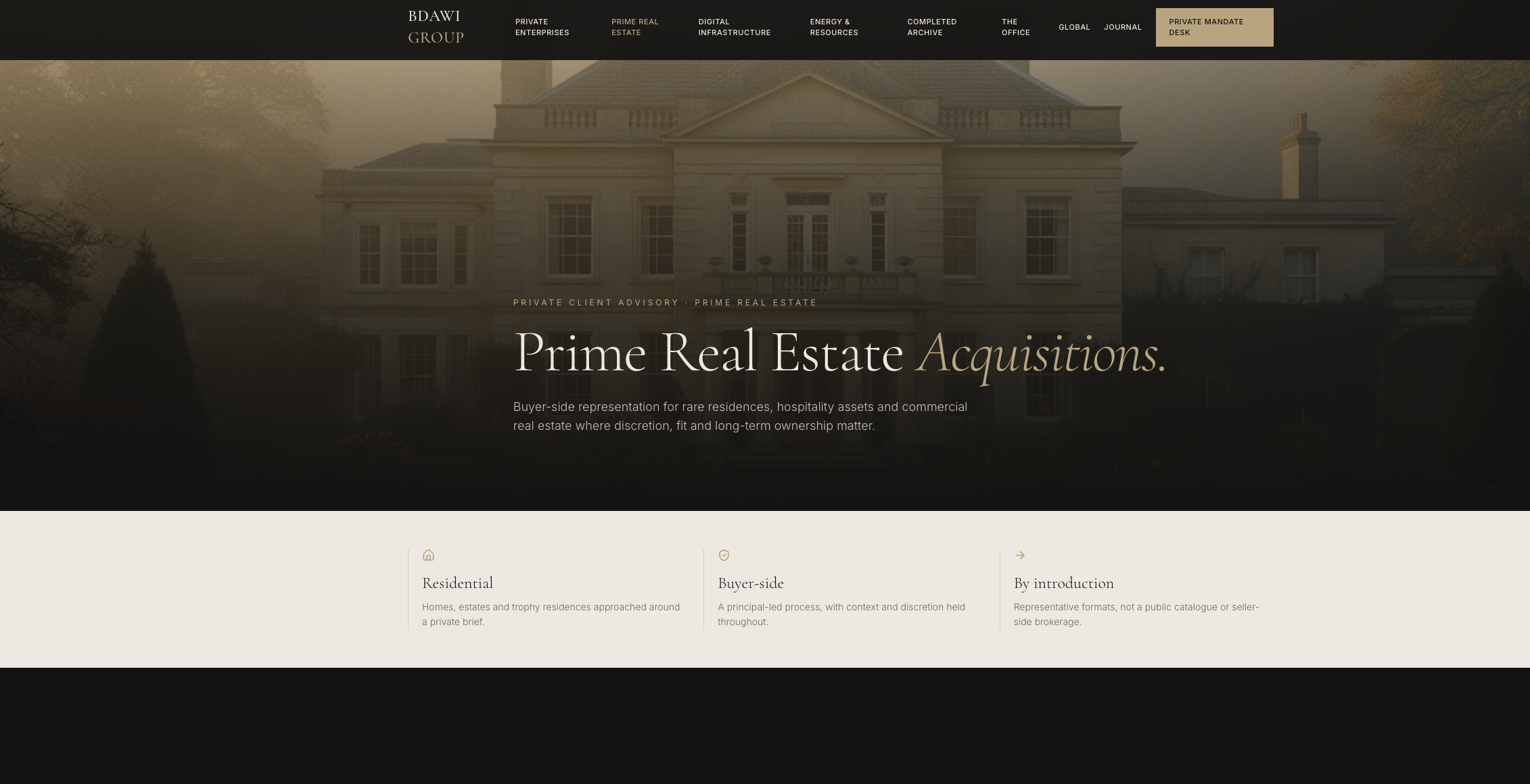 Bdawi Group — Private Office project evidence 4