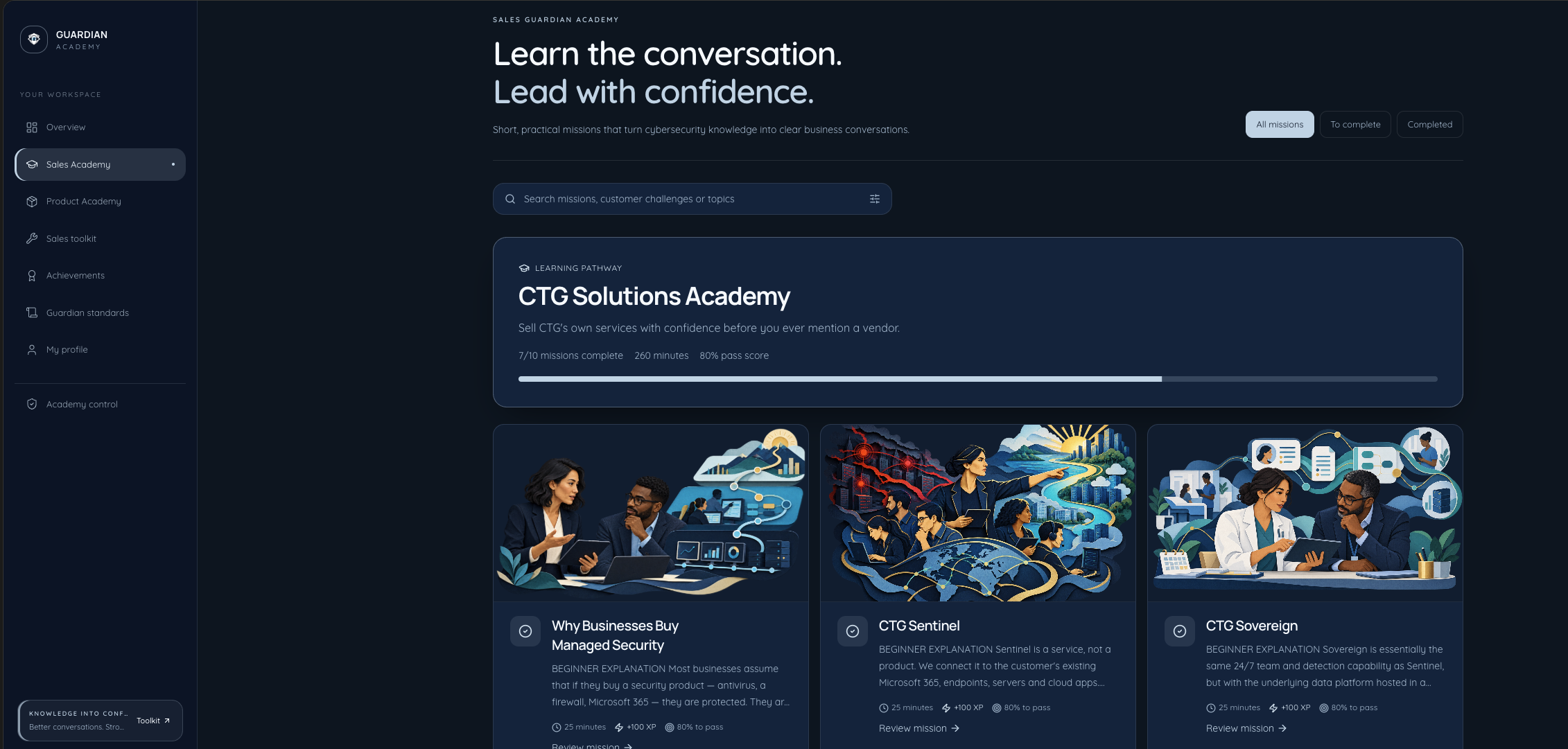 Guardian Academy project evidence 3