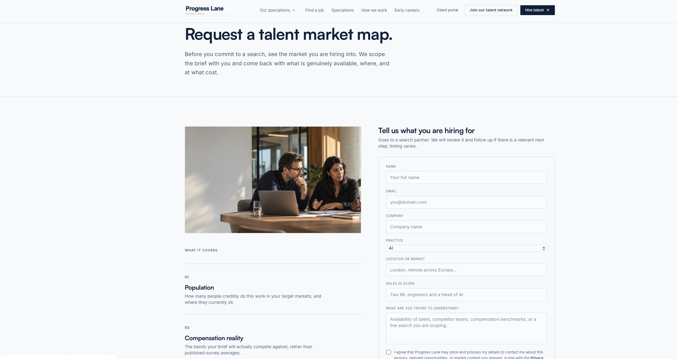Progress Lane Recruitment project evidence 5